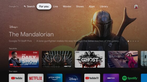 Google TV Home 1.0.775915464. Скриншот 5