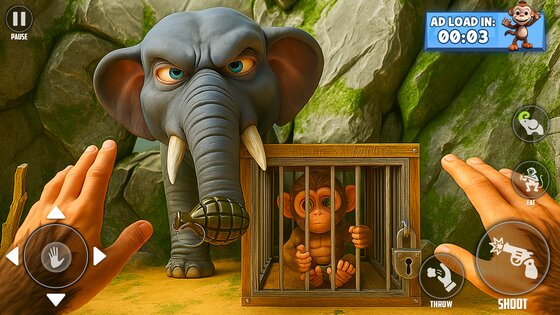 I Am a Monkey Prank Battle 1.10. Скриншот 1