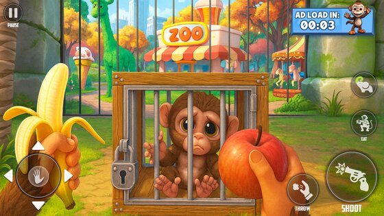 I Am a Monkey Prank Battle 1.10. Скриншот 12