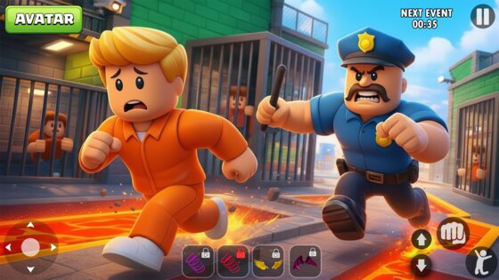 Prison Escape: Parkour Obby 3D 1.8. Скриншот 10