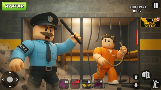 Prison Escape: Parkour Obby 3D 1.8. Скриншот 17