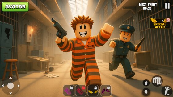 Prison Escape: Parkour Obby 3D 1.8. Скриншот 30