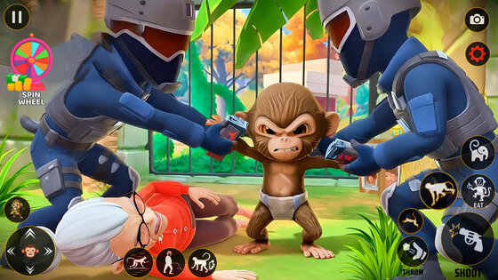 I Am Prankster Monkey Zoo 1.4. Скриншот 5