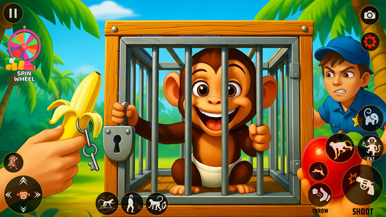 I Am Prankster Monkey Zoo 1.4. Скриншот 11