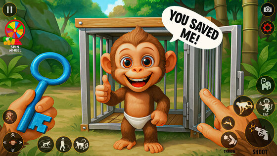 I Am Prankster Monkey Zoo 1.4. Скриншот 13