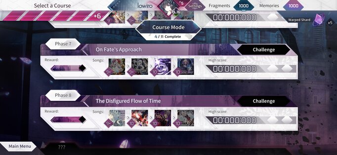 Arcaea 6.11.5. Скриншот 8