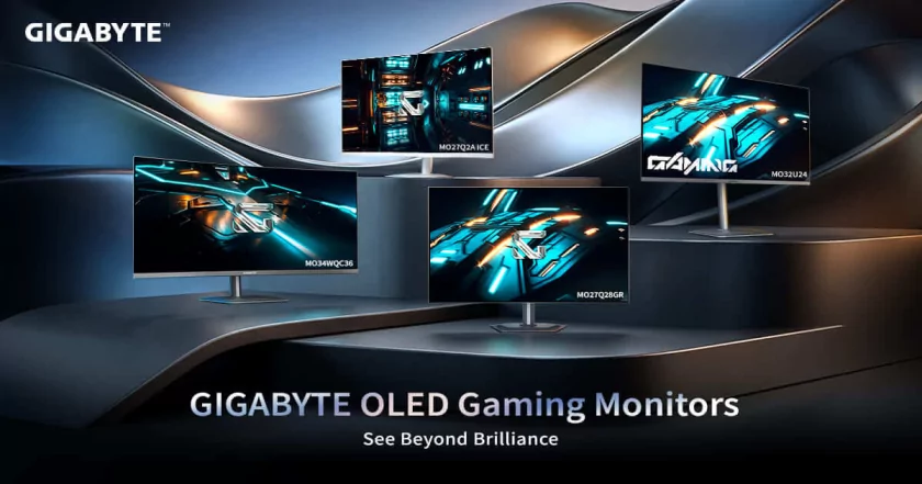 GIGABYTE представила на CES 2026 четыре геймерских монитора