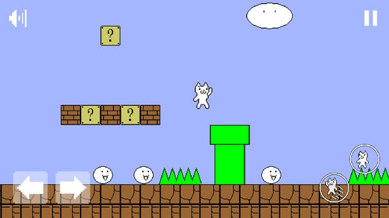 Cat Mario 2026: Syobon Action. Скриншот 1