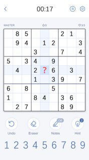 Sudoku Master! 4.0.4. Скриншот 1
