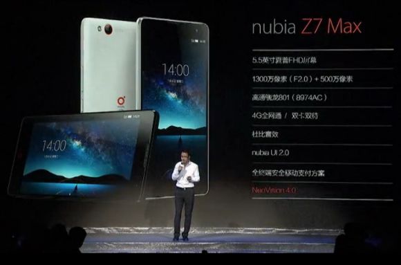 ZTE официально представила новую линейку флагманов Nubia Z7