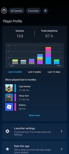 The Arcade — Game Launcher Hub 3.1. Скриншот 2
