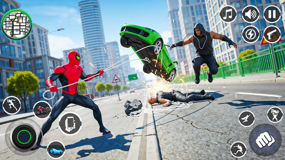 Spider Rope Hero Rescue Game 1.4. Скриншот 3