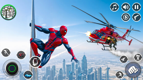 Spider Rope Hero Rescue Game 1.4. Скриншот 4