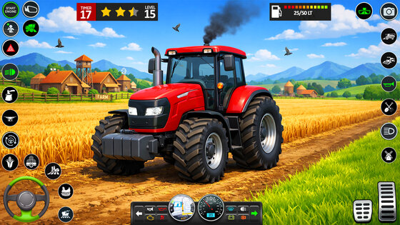 Tractor Farming Driving Simulator 0.8. Скриншот 9