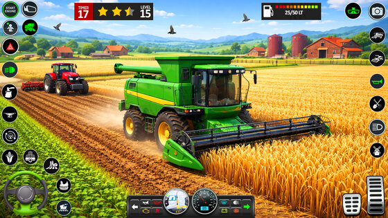 Tractor Farming Driving Simulator 0.8. Скриншот 10