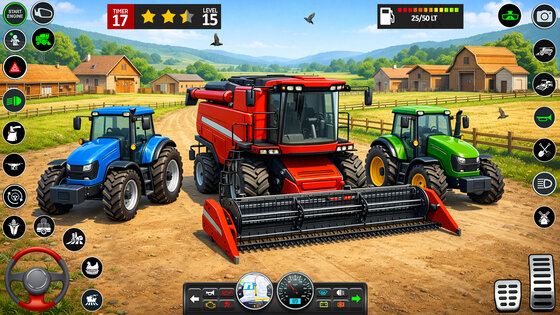 Tractor Farming Driving Simulator 0.8. Скриншот 13