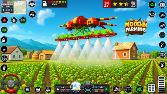 Tractor Farming Driving Simulator 0.8. Скриншот 19