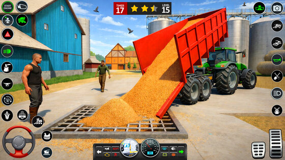 Tractor Farming Driving Simulator 0.8. Скриншот 24