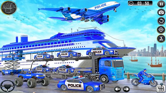 Police Vehicle Transport Drive 1.3. Скриншот 1