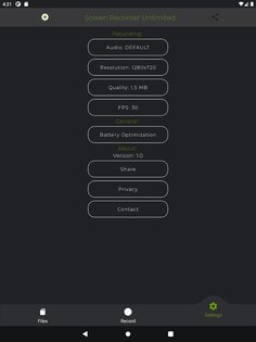Screen Recorder Unlimited 2.22. Скриншот 4