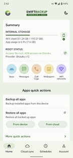 Swift Backup 5.0.6. Скриншот 1