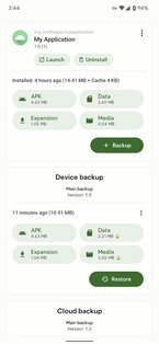 Swift Backup 5.0.6. Скриншот 3