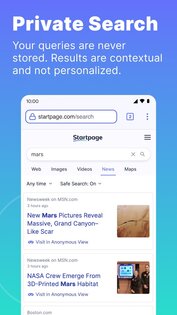 Startpage Private Browser 142.0.7444.48.86. Скриншот 4