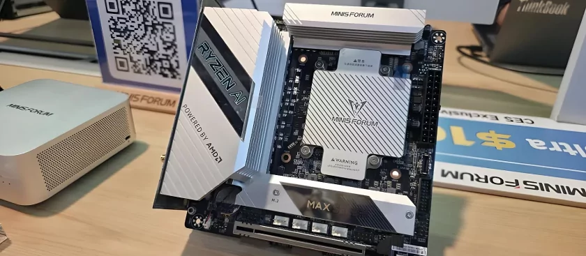 Minisforum выпустила материнскую плату с встроенным процессором и памятью