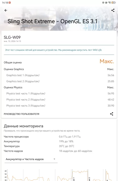 Обзор HUAWEI MatePad 11,5 S 2026 PaperMatte: планшет с «бумажным» экраном, способный заменить ноутбук — Производительность и тесты. 8