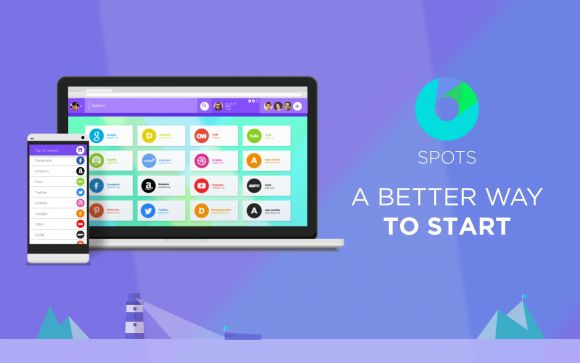 Приложения: Spots. Меню быстрого доступа