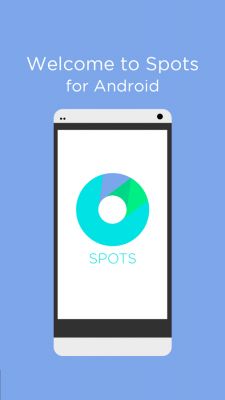 Приложения: Spots. Меню быстрого доступа