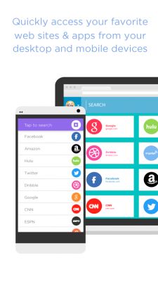 Приложения: Spots. Меню быстрого доступа