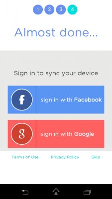 Приложения: Spots. Меню быстрого доступа