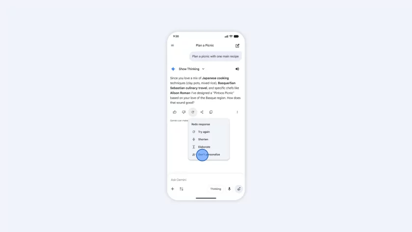 В Gemini появилась функция персонального ИИ с доступом к данным приложений Google