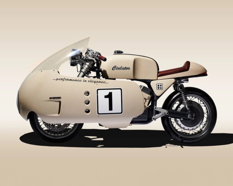 Представлен мотоцикл Ciulator в стиле кафе-рейсеров из 1950-х годов