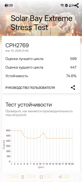 Мощный чип, Android 16 и 7400 мАч: обзор доступного флагмана OnePlus 15R — Производительность и тесты. 17