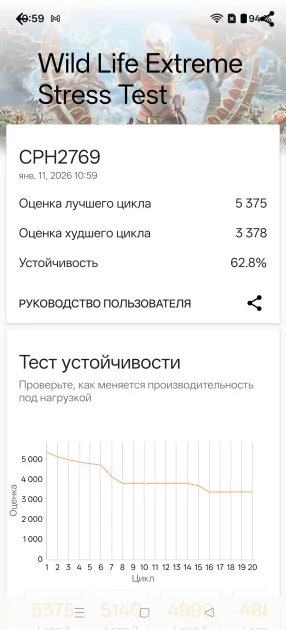 Мощный чип, Android 16 и 7400 мАч: обзор доступного флагмана OnePlus 15R — Производительность и тесты. 19