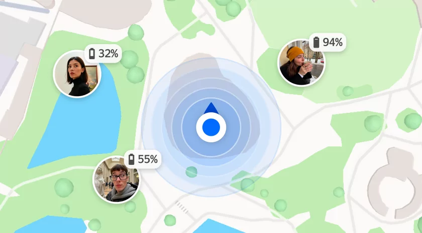 В Яндекс Картах появилась возможность поделиться геолокацией в реальном времени