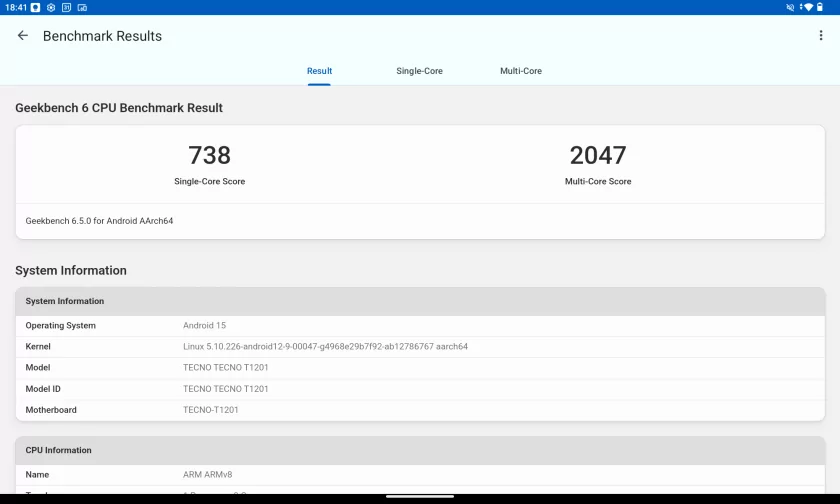 Планшет с полезной оранжевой кнопкой: обзор TECNO MEGAPAD Pro для фильмов и работы — Чипсет. 4
