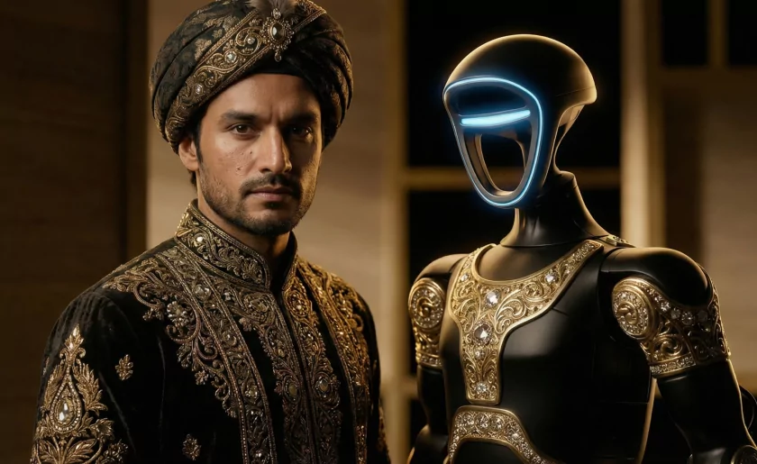 В России представили «Алладина» — кастомного робота, навеянного арабской культурой
