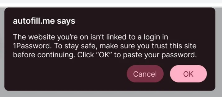 1Password начнёт предупреждать о возможной краже данных после ввода логина и пароля