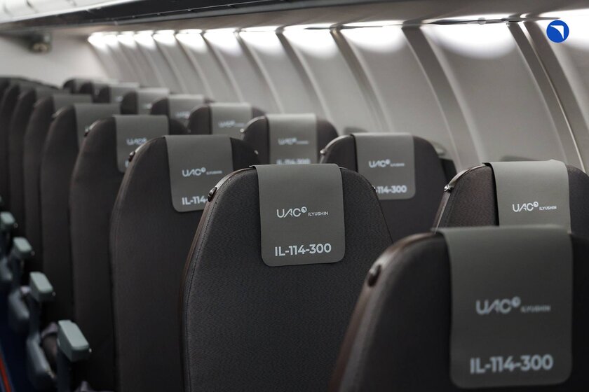 Опытный образец Ил-114-300 обзавёлся пассажирским салоном: вот как он выглядит