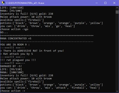 POTION MASTER Альфа-версия 1.14 — 25 января 2026, 11:37. Скриншот 1