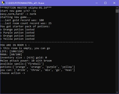 POTION MASTER Альфа-версия 1.14 — 25 января 2026, 11:37. Скриншот 2