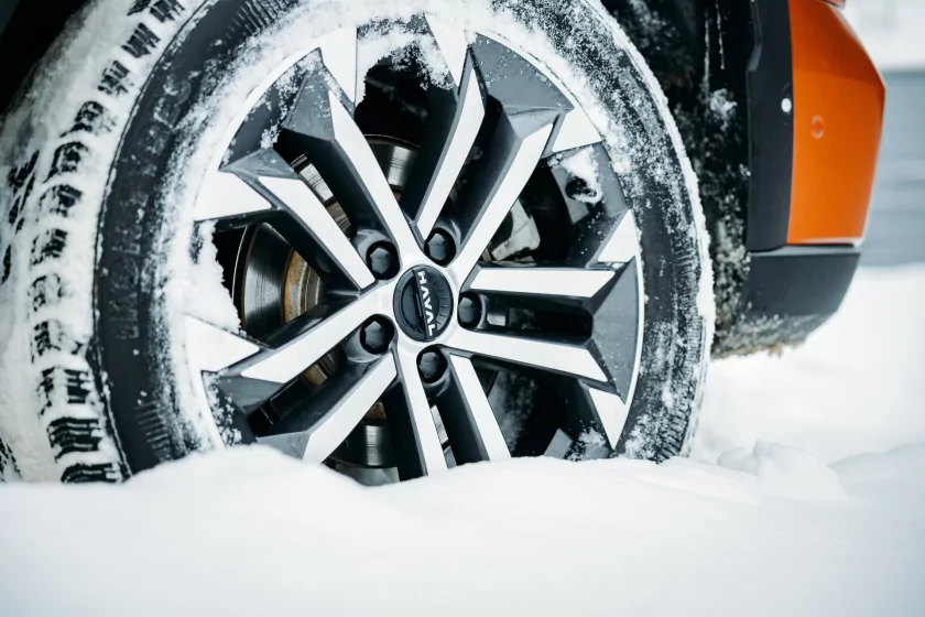 Честный зимний тест Haval H7: проходимость, расход и «бойница» сзади — В снежный путь. 2