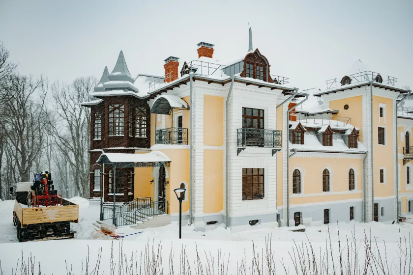 Честный зимний тест Haval H7: проходимость, расход и «бойница» сзади — В снежный путь. 8