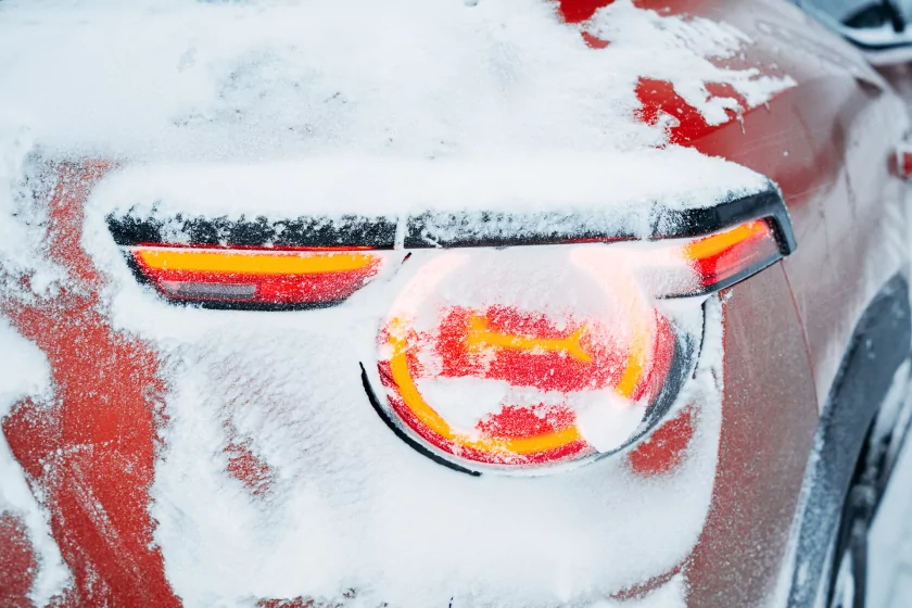 Честный зимний тест Haval H7: проходимость, расход и «бойница» сзади — В снежный путь. 14