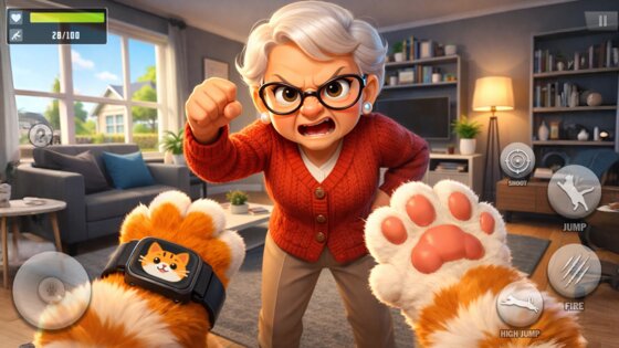 I Am Naughty Cat Simulator 1.6. Скриншот 6