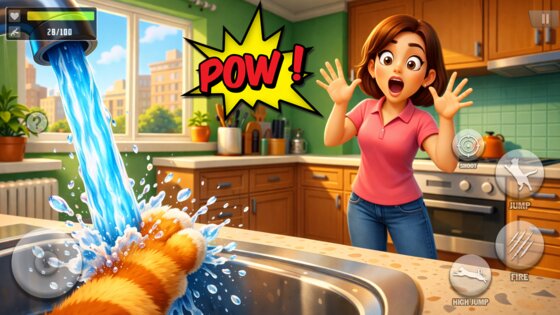 I Am Naughty Cat Simulator 1.6. Скриншот 12