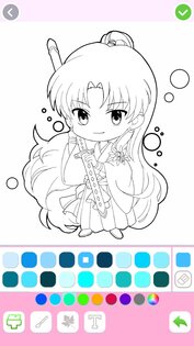 Cute Drawing – Аниме раскраски 1.173. Скриншот 4